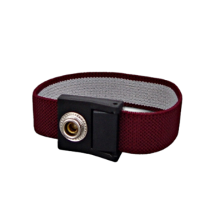 Antistatisches ESD-Armband Rot 10 mm DK für sicheres Erden