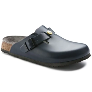 ESD-Schuhe BIRKENSTOCK Boston - Marineblau, stilvoller Schutz vor elektrostatischen Entladungen