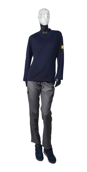 ESD Damen Poloshirt, Langarm, ohne Tasche, PS21