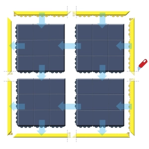 Sicherheitsrampen MD Ramp 551, Notrax, 6 cm x 101 cm