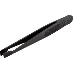 KNIPEX 92 09 05 Antistatic plastic tweezers, smooth, blunt tip, length 115 mm